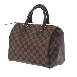 Louis Vuitton Handbag Damier Canvas Speedy Brown